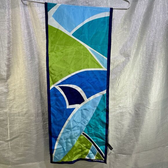 Vintage Silk JONES OF NEW YORK  Scarf - Head or Neck BEAUTIFUL! - Picture 3 of 10